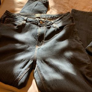 Just black brand dark wash skinny jeans. Size 32 or 14. Bought from Stitch Fix